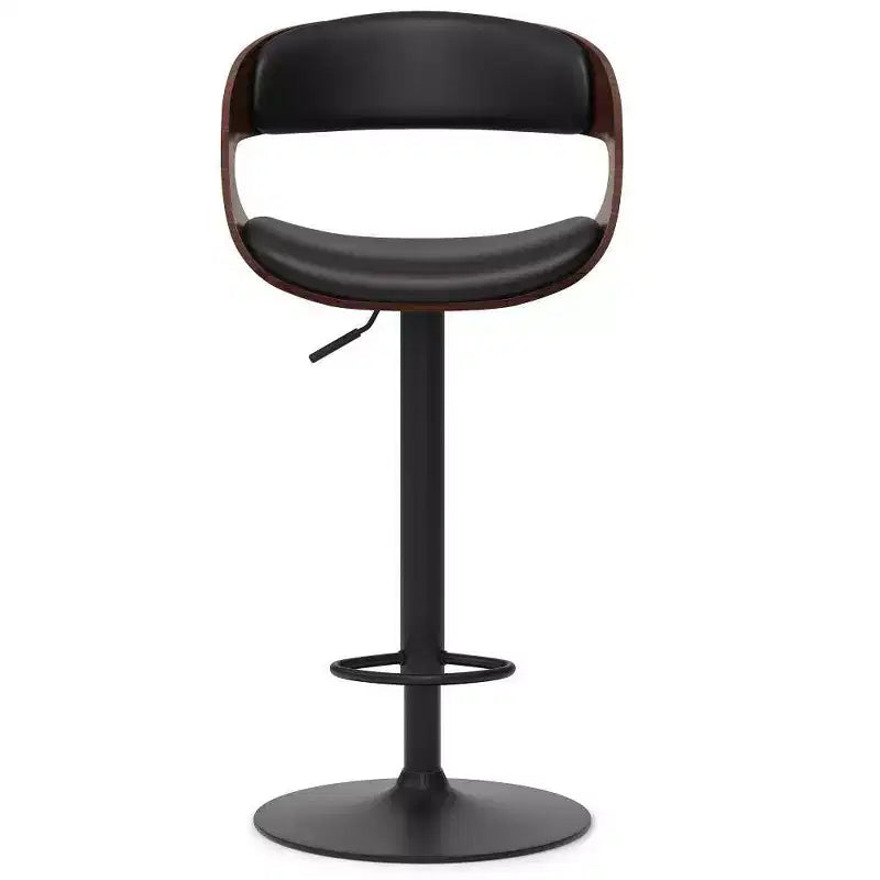 Monaghan Bentwood Adjustable Barstool Black - WyndenHall