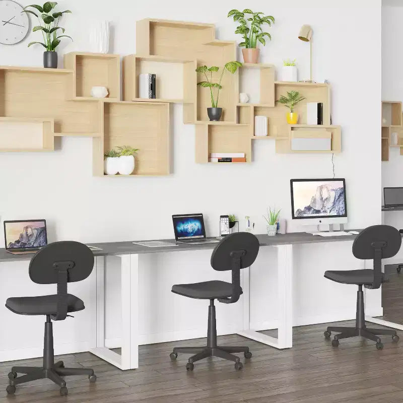 Industrial Modern Desk - Commercial Grade Office Computer Desk and Home Office Desk - 47 Long