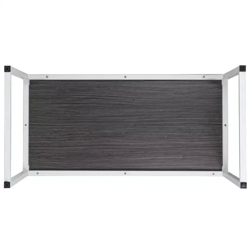 Industrial Modern Desk - Commercial Grade Office Computer Desk and Home Office Desk - 47 Long