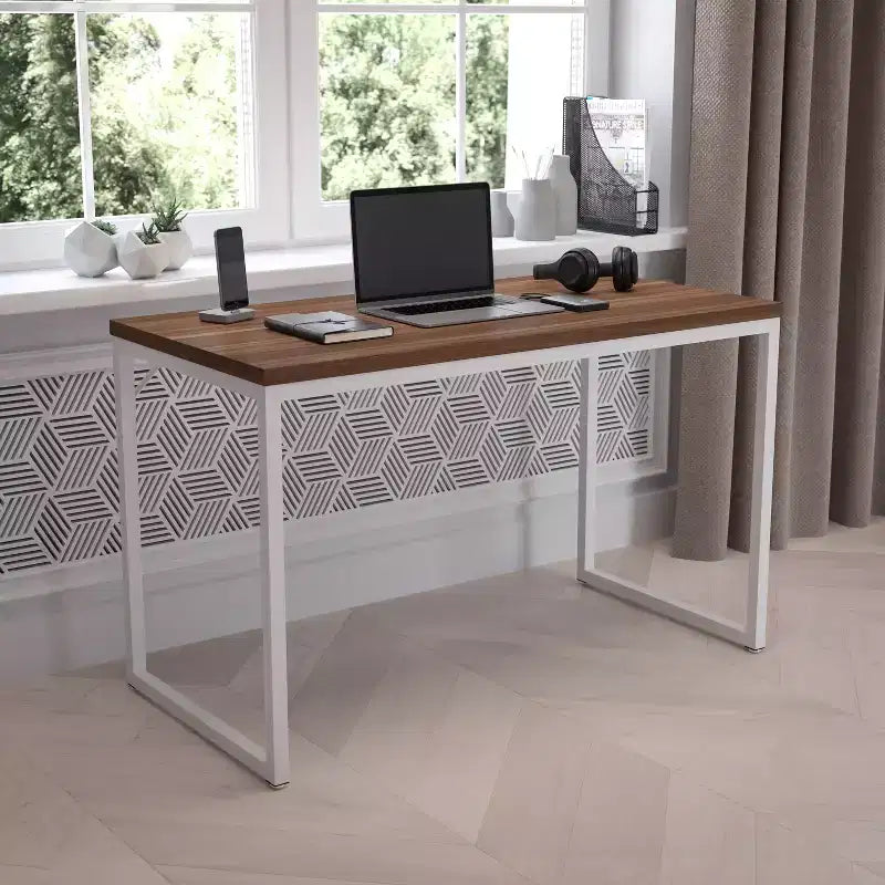 Industrial Modern Desk - Commercial Grade Office Computer Desk and Home Office Desk - 47 Long