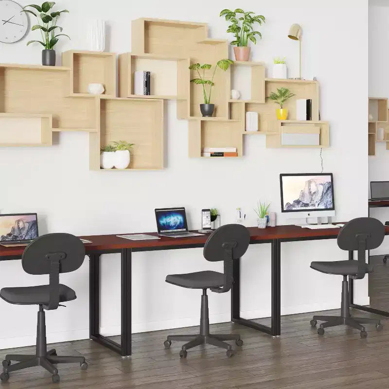 Industrial Modern Desk - Commercial Grade Office Computer Desk and Home Office Desk - 47 Long